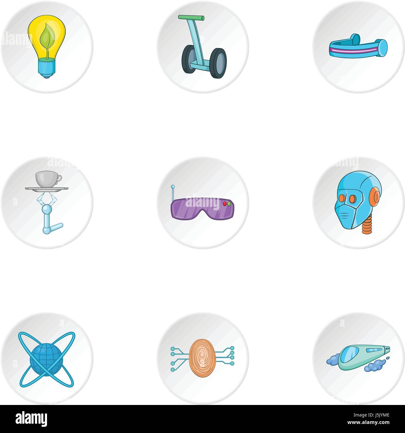Innovative device icons set, cartoon style Stock Vector Image & Art - Alamy