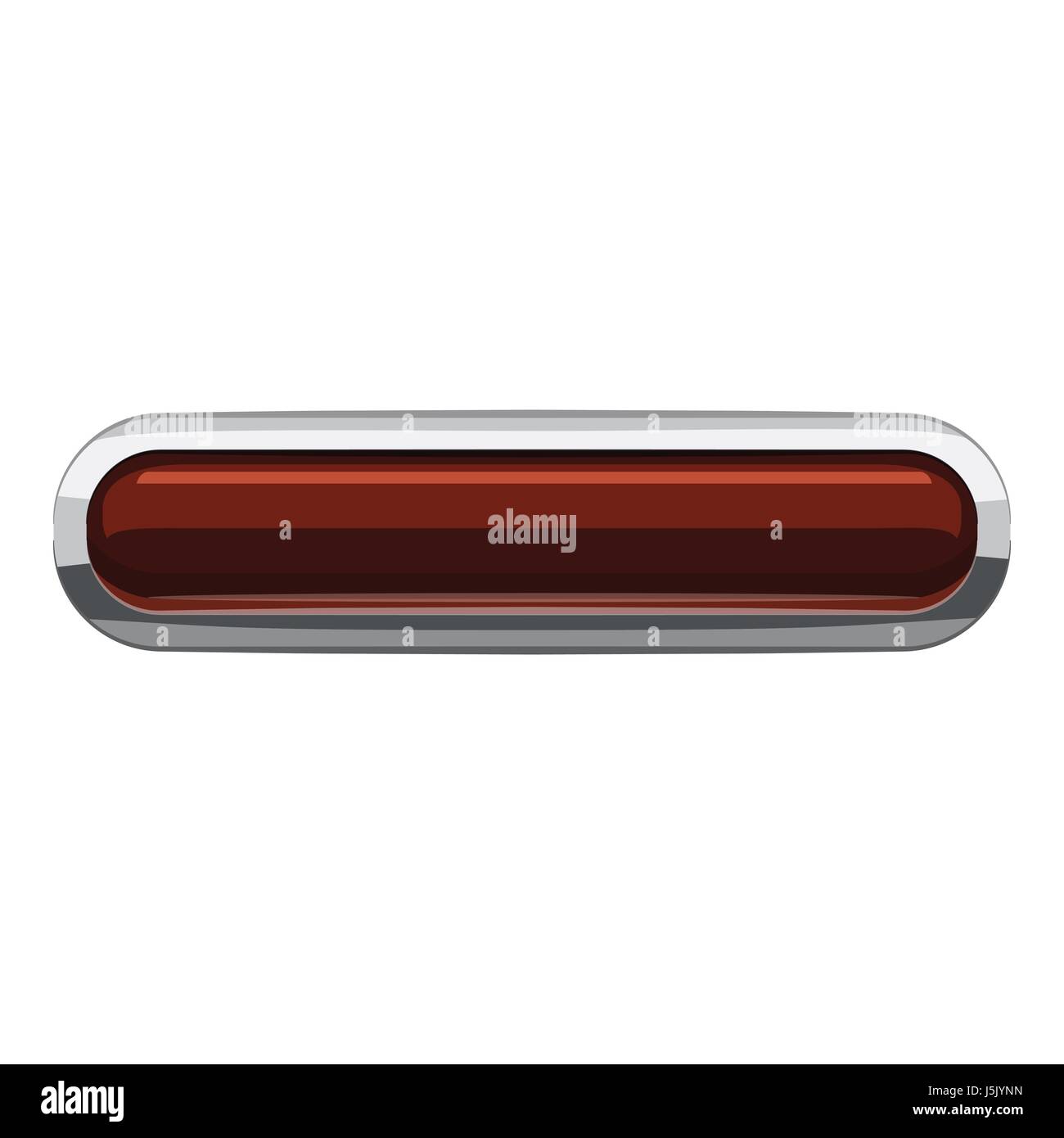 Chocolate rectangular button icon, cartoon style Stock Vector Image ...