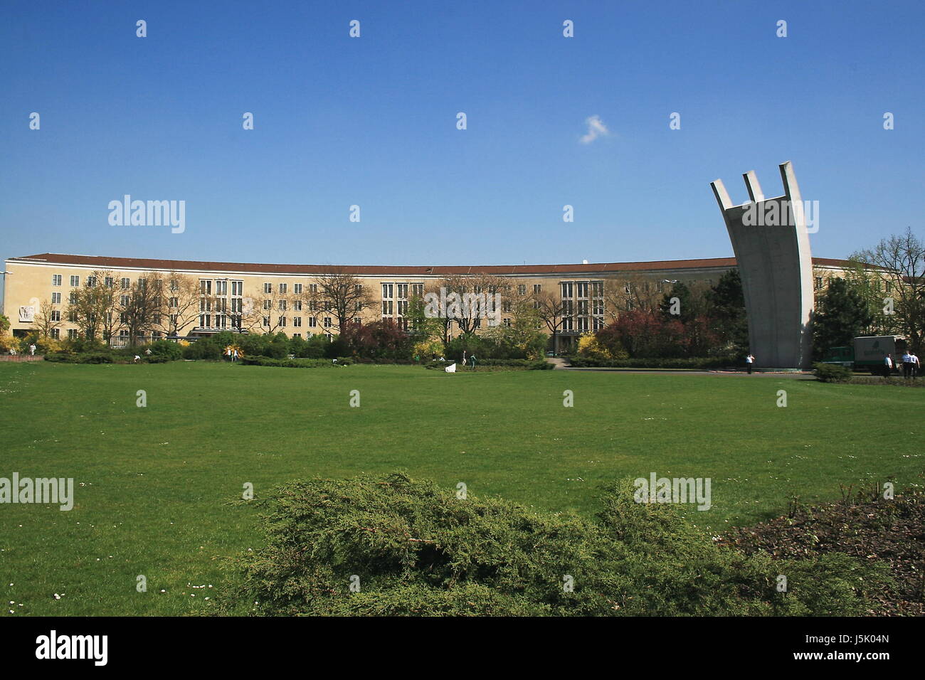 monument berlin square blockade airlift famish meadow luftbrckendenkmal kalter Stock Photo