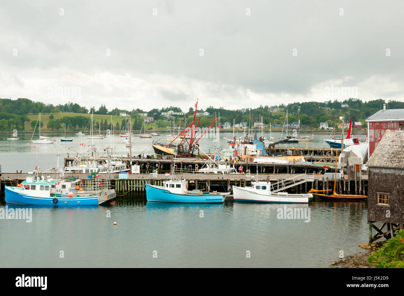 Lunenburg Harbor - Nova Scotia - Canada Stock Photo