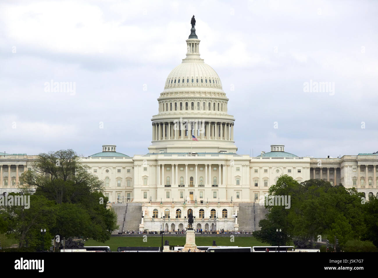 The US Capitol building Washington DC USA Stock Photo