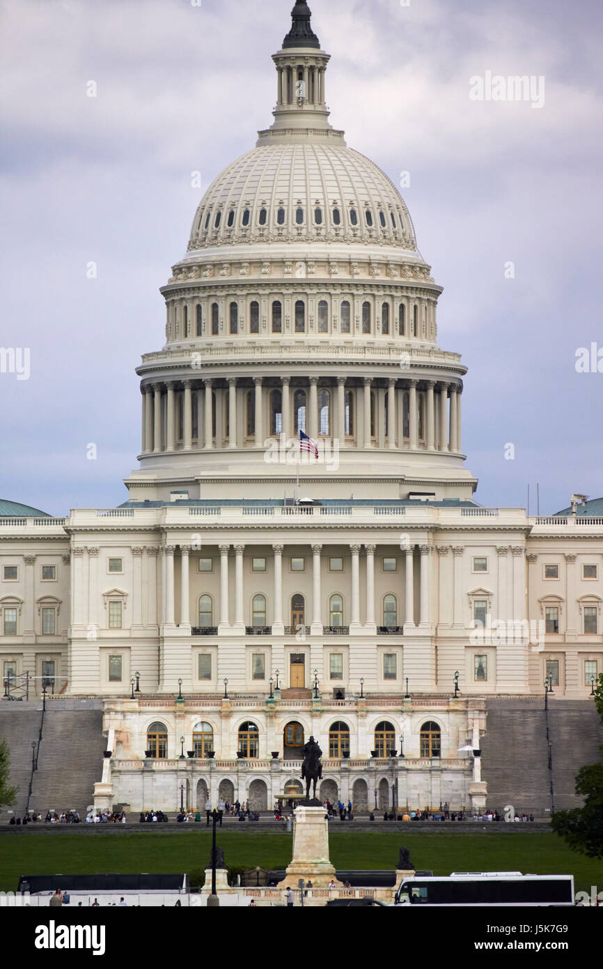 The US Capitol building Washington DC USA Stock Photo