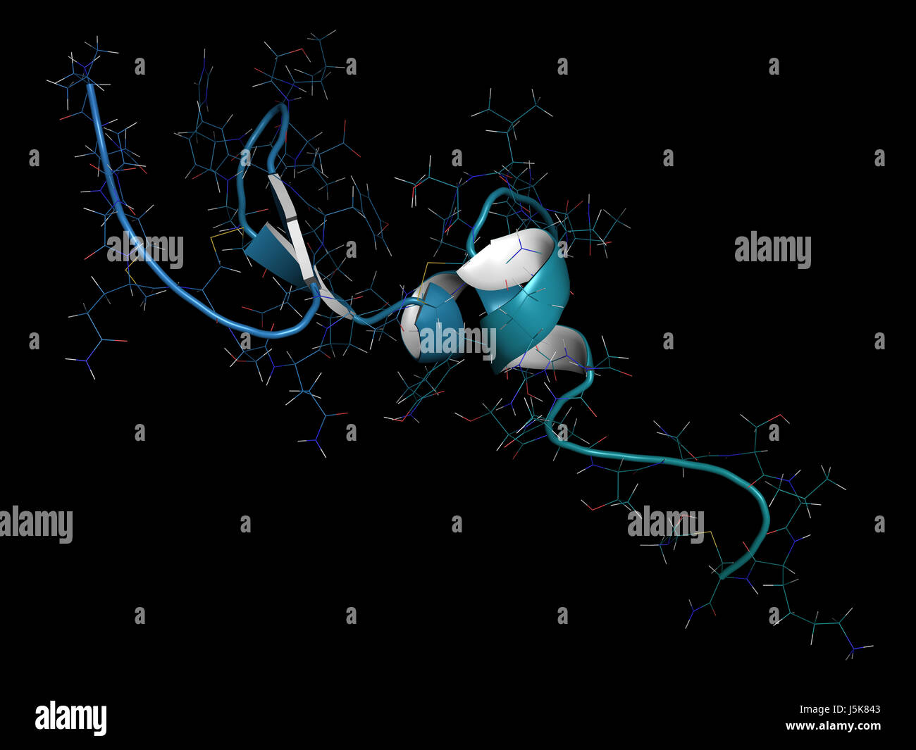 Bcell maturation antigen (BCMA, extracellular domain) protein. 3D