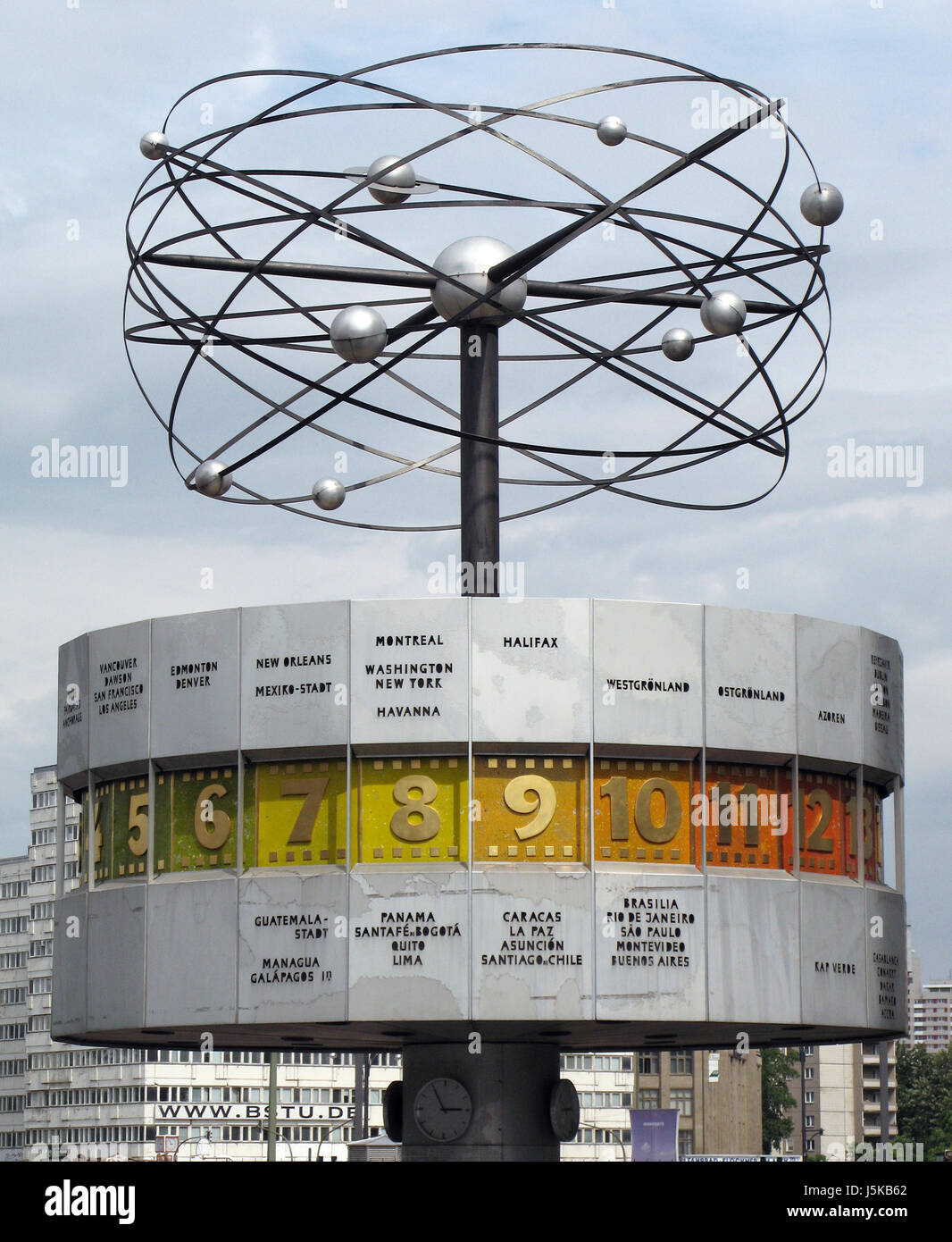 clock date time time indication berlin capital prussia worldwide wish ...