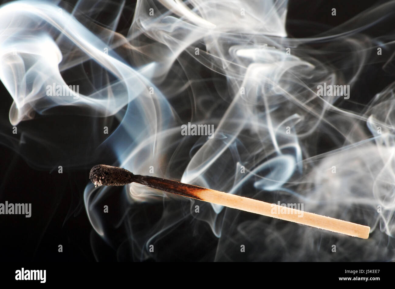 smoke smoking smokes fume macro close-up macro admission close up view detail Stock Photo