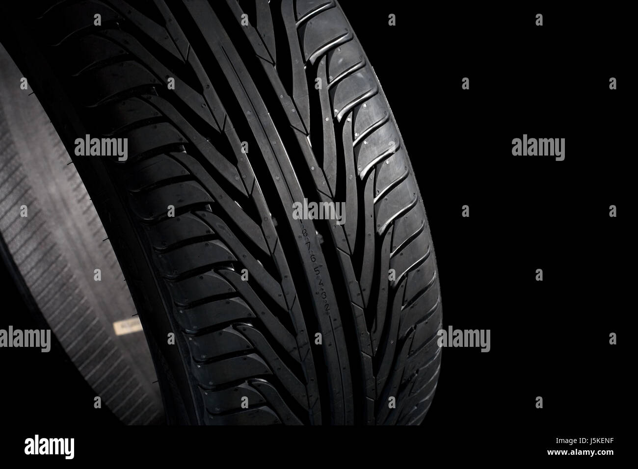 wide tires 3 isolated Stock Photo