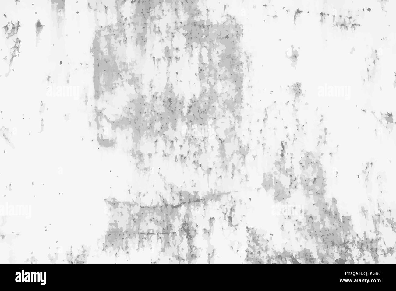 Rusted metal industrial distress background. Grunge black and white vector texture template for overlay artwork. Stock Vector