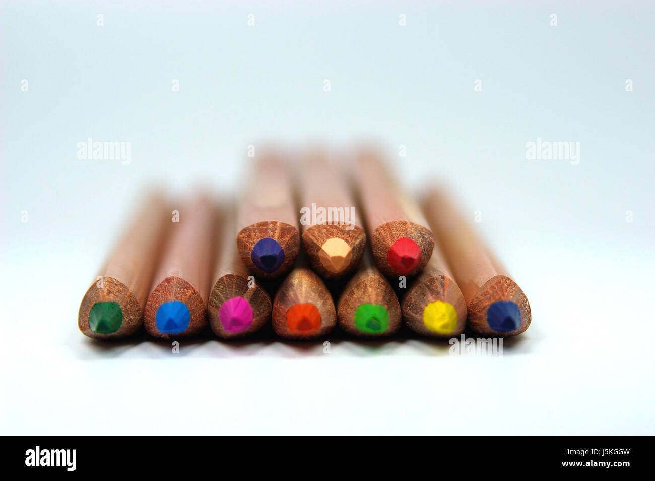 coloured colourful gorgeous multifarious richly coloured paint colored pencils Stock Photo