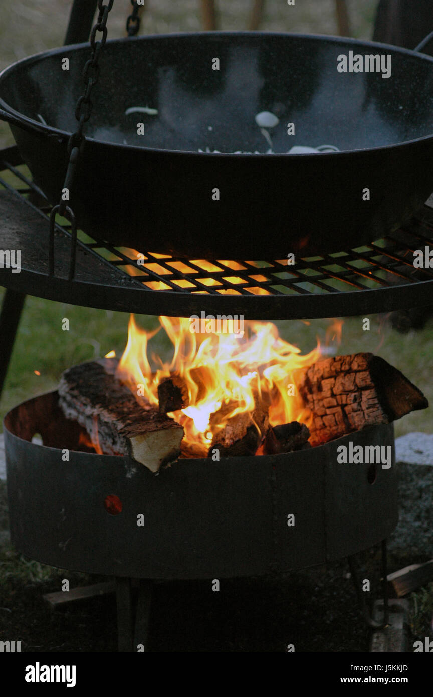 smoke smoking smokes fume kettle boil cooks boiling cooking fire