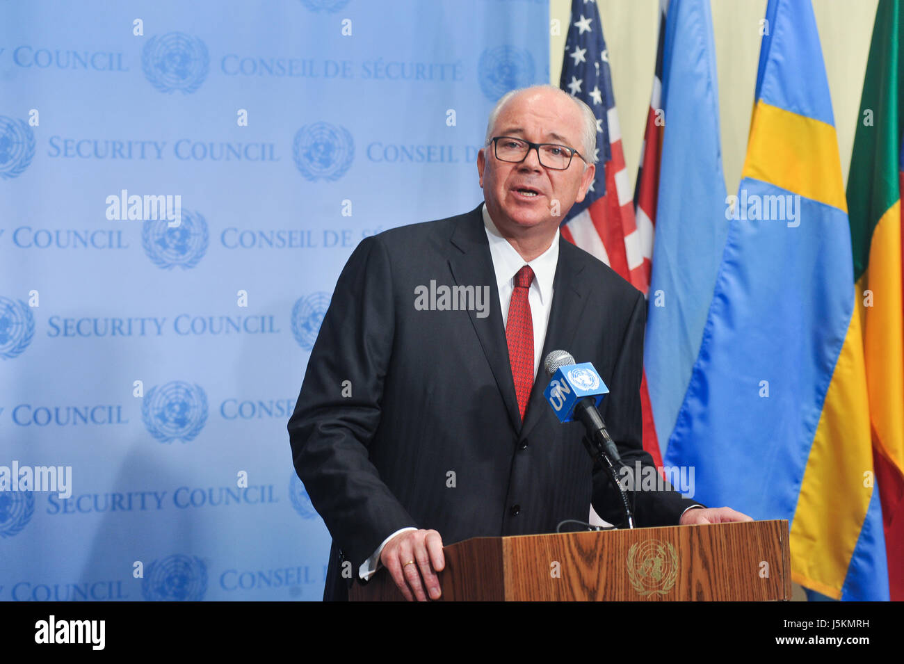Venezuelan Ambassador to the UN Rafael Ramírez during the Security ...