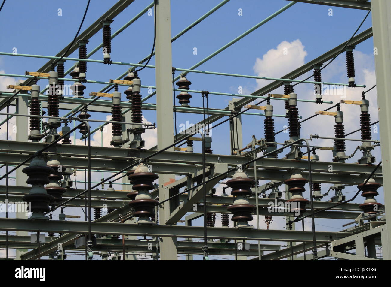 energy power electricity electric power volt danger to life heavy current Stock Photo