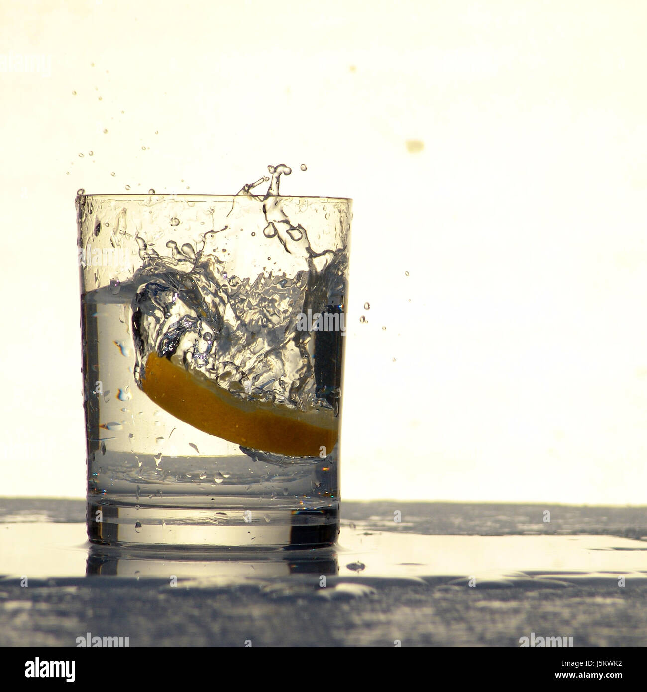 motion postponement moving movement glass chalice tumbler soluble glass Stock Photo Alamy