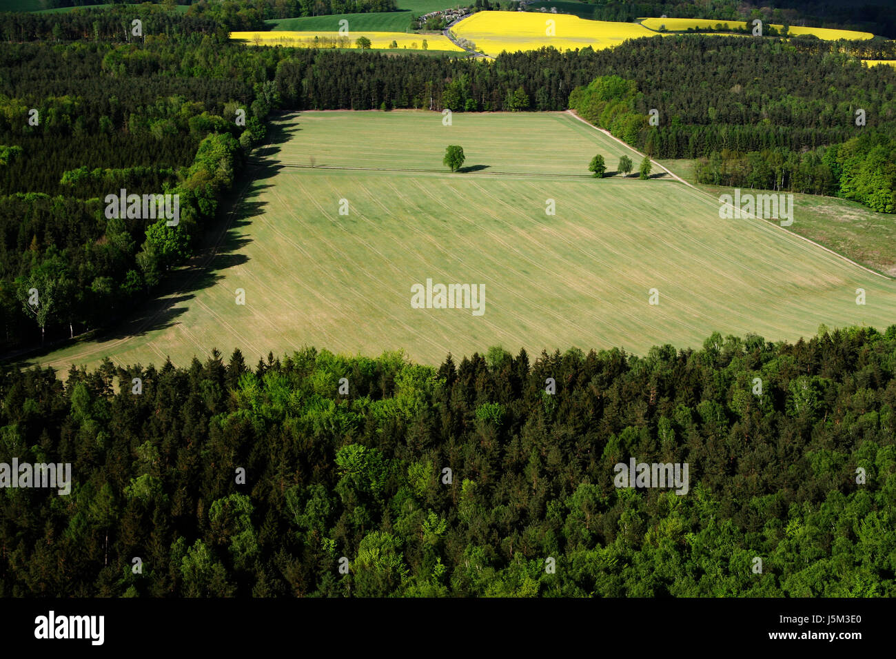 spring landscape from above Stock Photo - Alamy