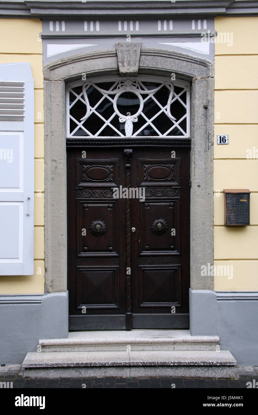 old door in dormagen-zons Stock Photo