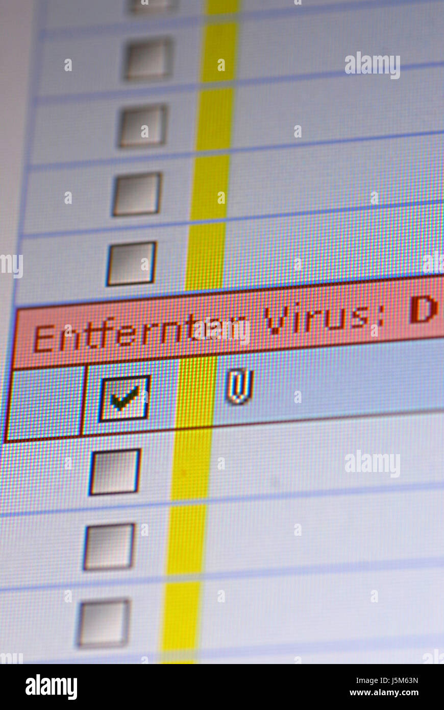 remote computer virus Stock Photo Alamy