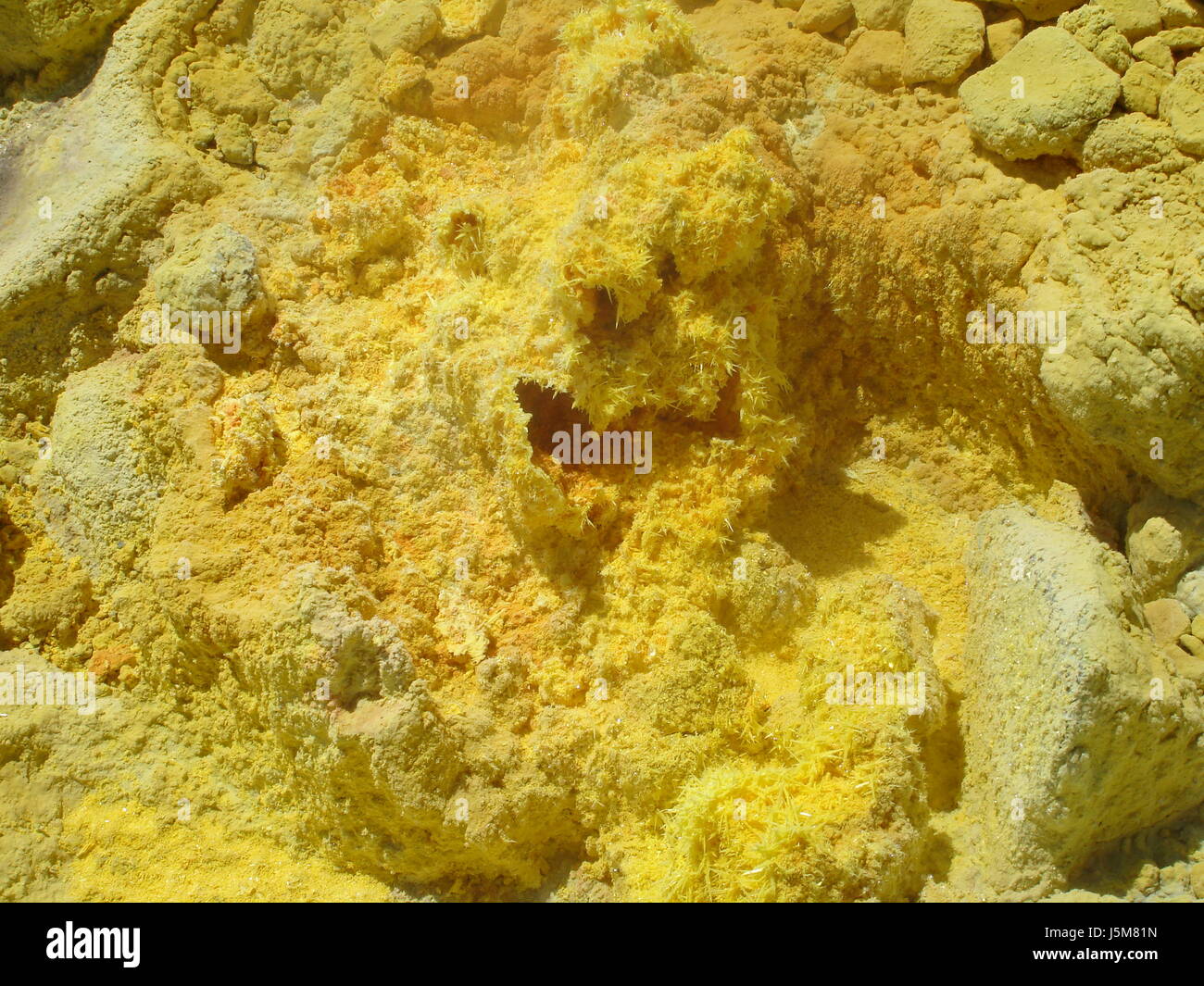 sulphur brimstone rock gas sulphur brimstone vulcan volcano italy vulcano Stock Photo Alamy