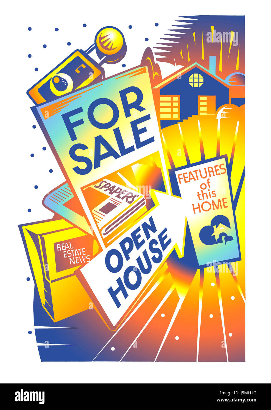 Houses for sale Stock Photo Alamy