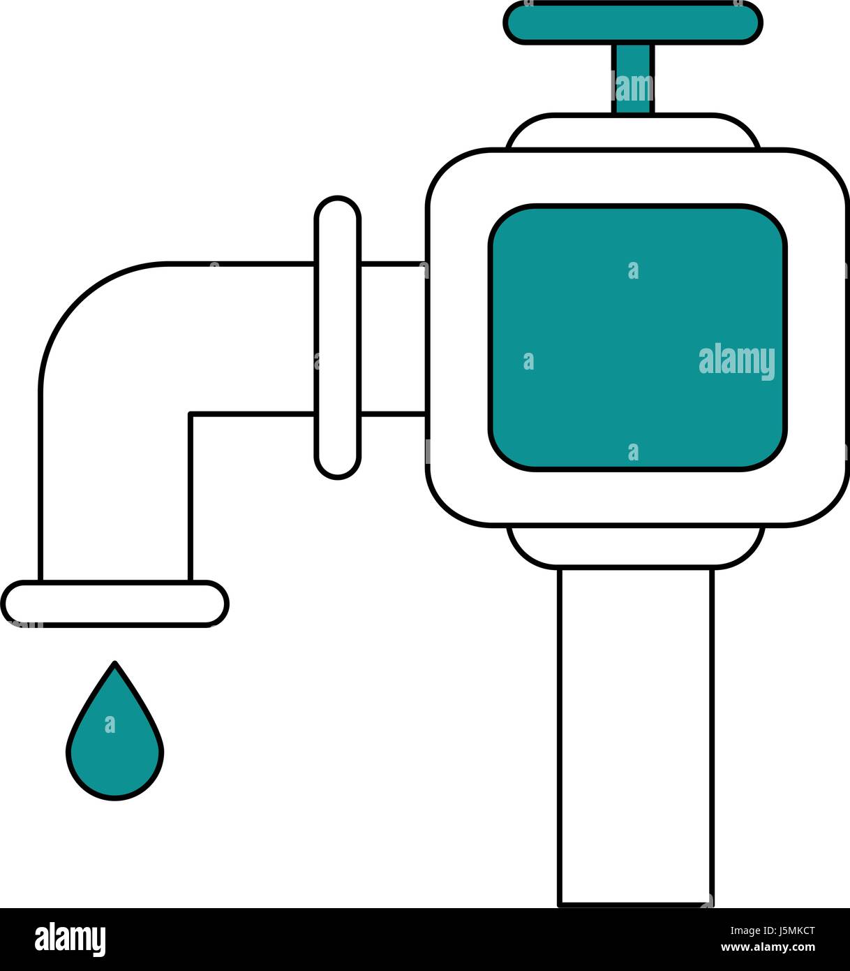 Pour Clean Tap Water Into A Green Bucket For Cleaning Purposes Vector,  Object, Vector, Plumbing PNG and Vector with Transparent Background for  Free Download