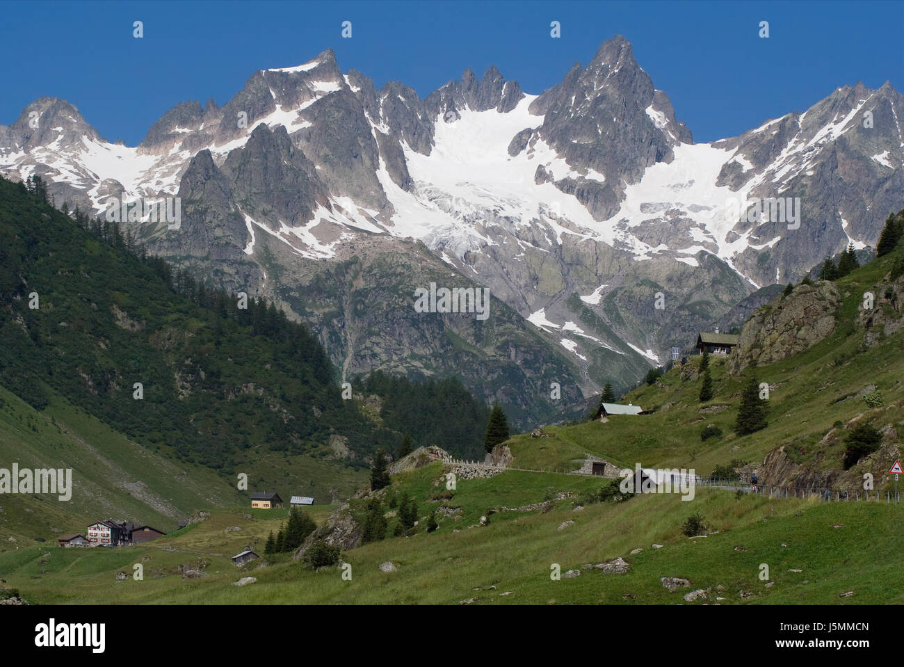 mountain landscape,central switzerland Stock Photo
