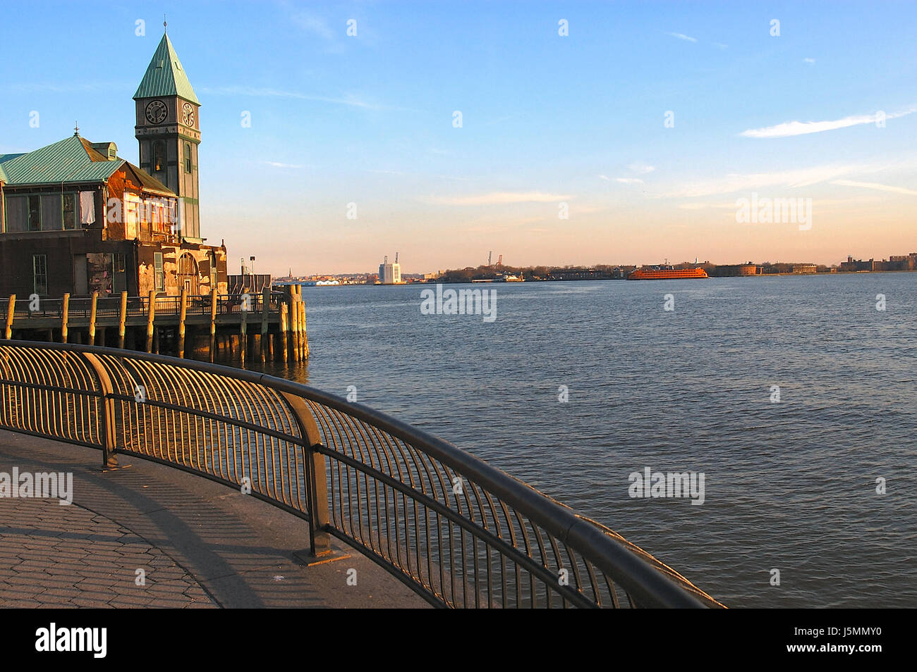 new york harbor Stock Photo