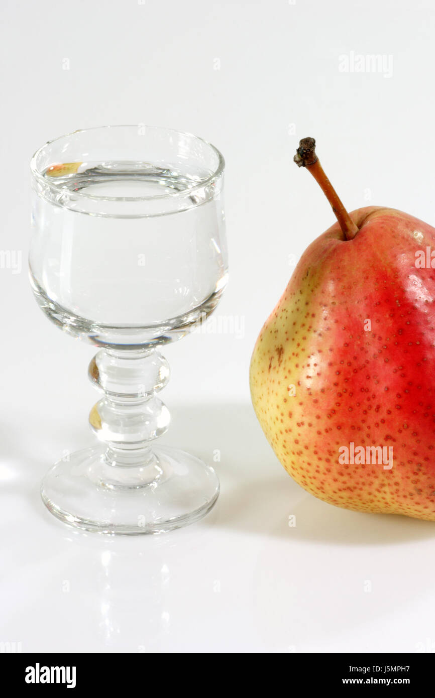 pear brandy Stock Photo