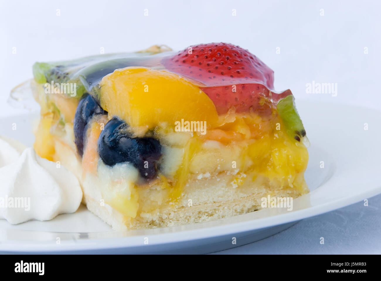 fruit cake with various fruit varieties Stock Photo Alamy