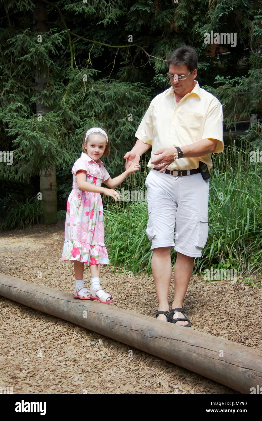 father and daughter Stock Photo