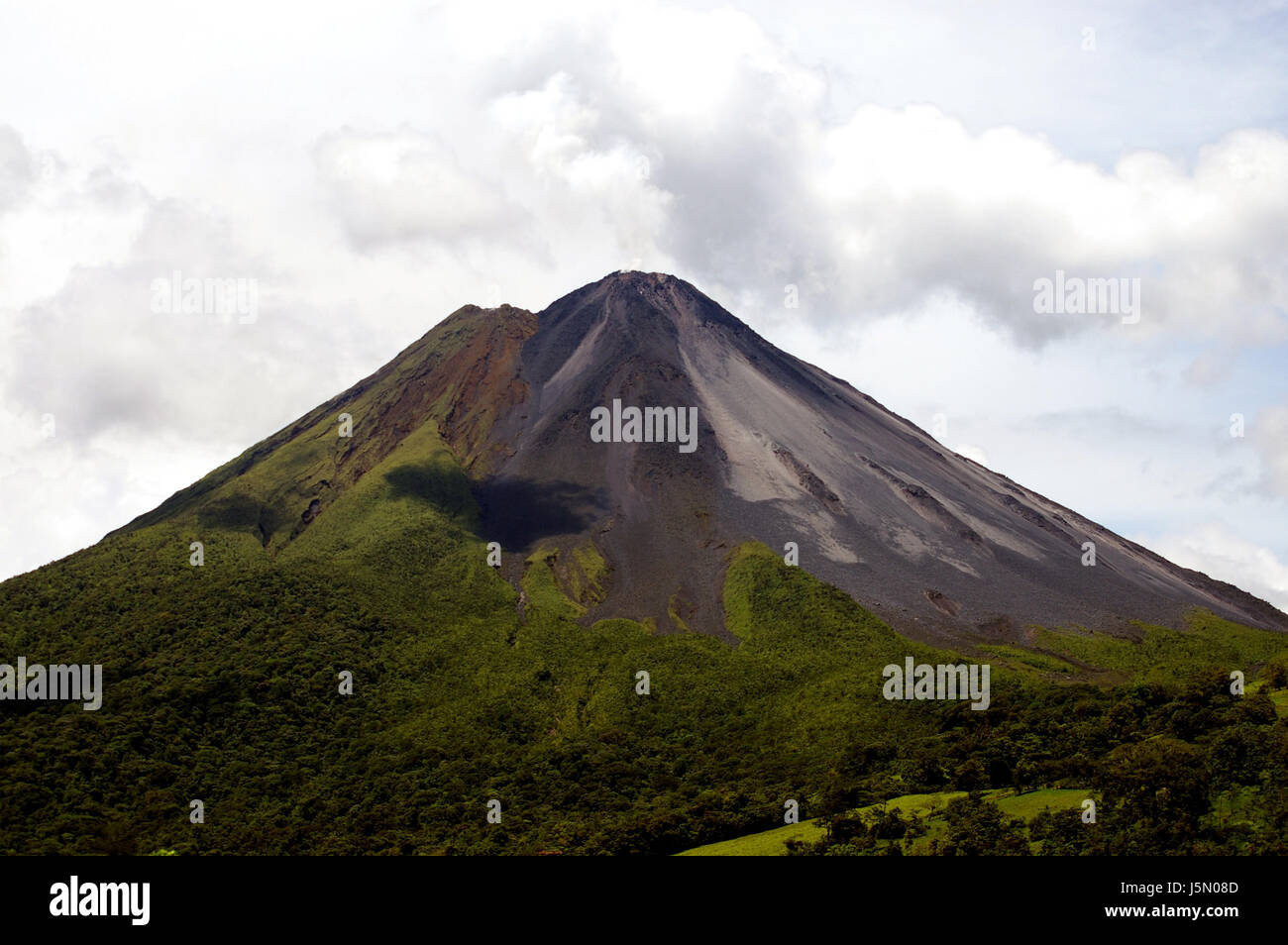 arenal volcano afternoon Stock Photo