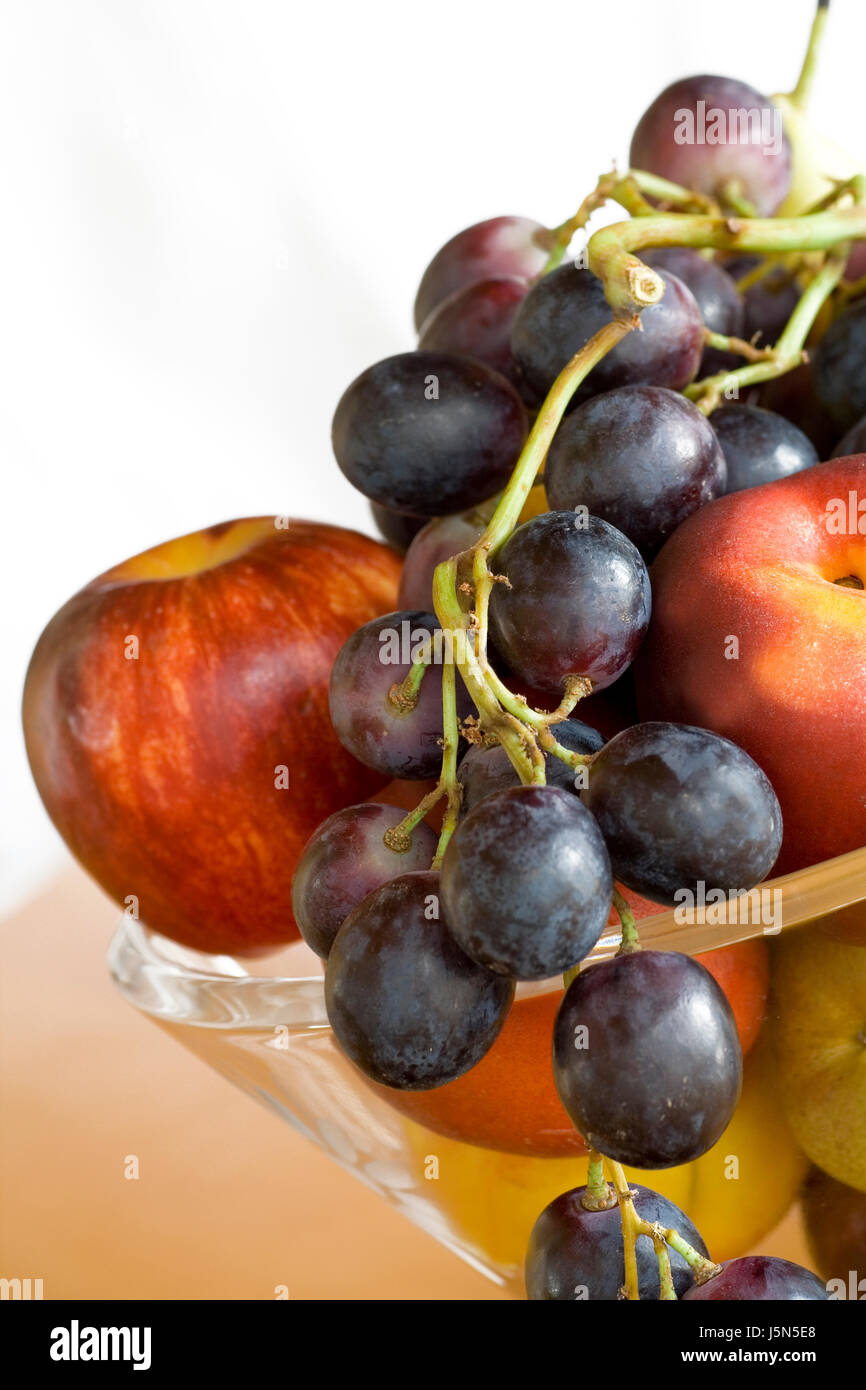 mixed fruit plate Stock Photo Alamy