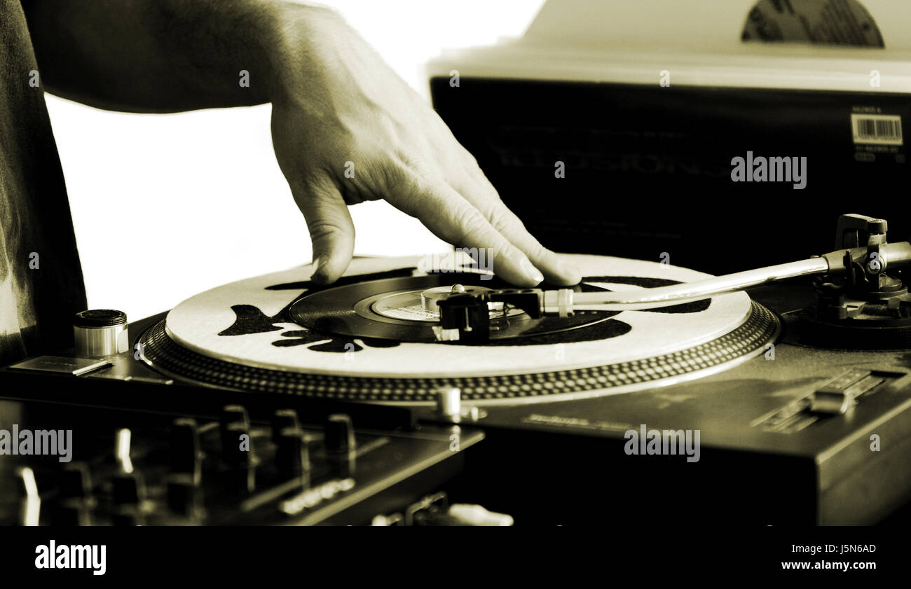 Dj Turntables Hip Hop