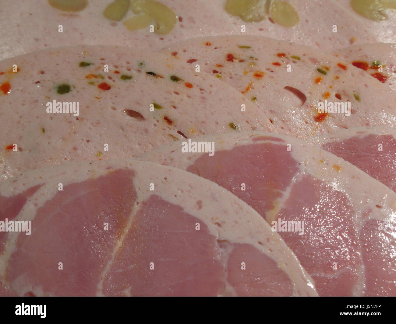 selfservice packaged ham bacon cold cuts meat product ham sausage pork