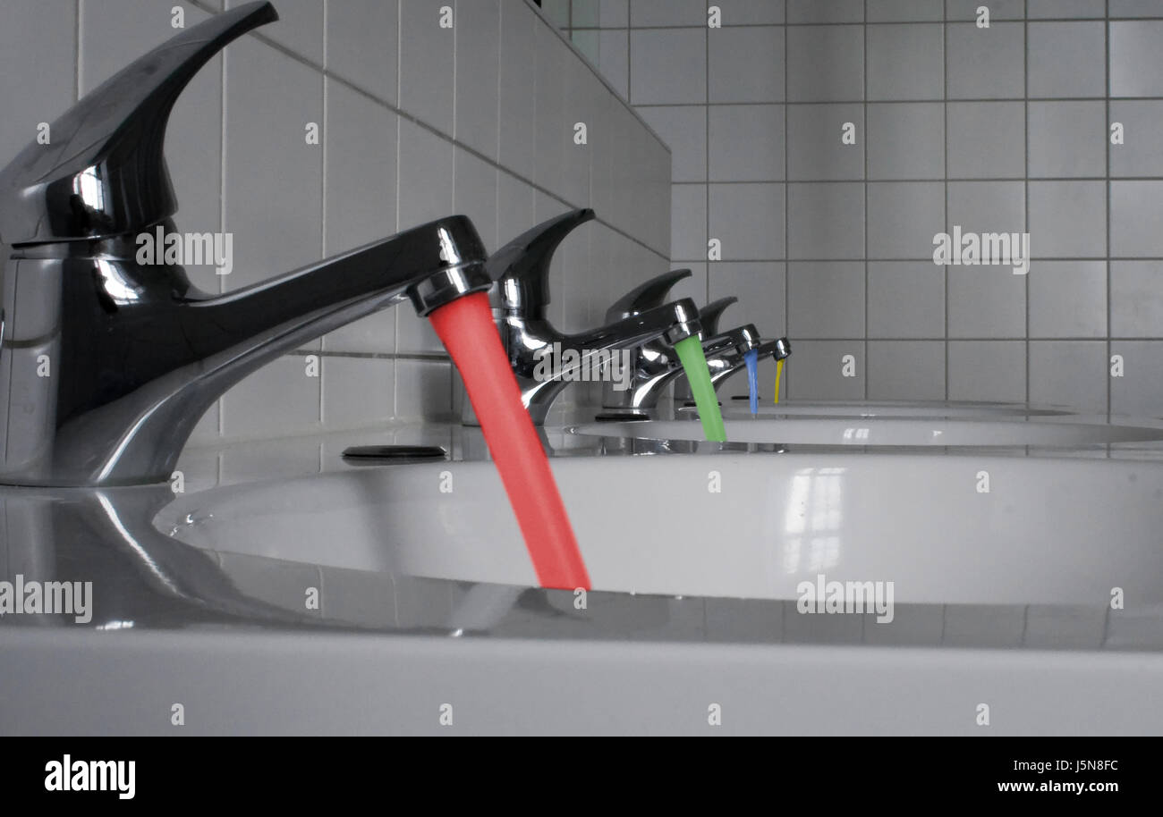 colour tap experimental water pipes rgb colourless cocks cable current ...