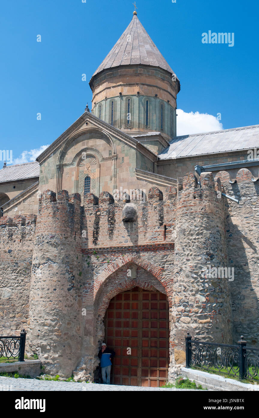 Svetitskhoveli Cathedral, Mtskheta, Republic of Georgia Stock Photo