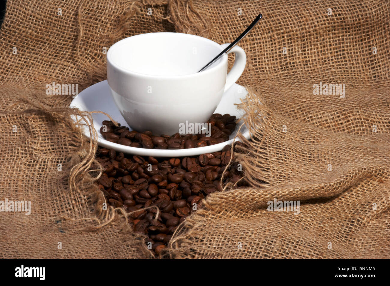 cup coffee coffee bean object macro close-up macro admission close up view Stock Photo