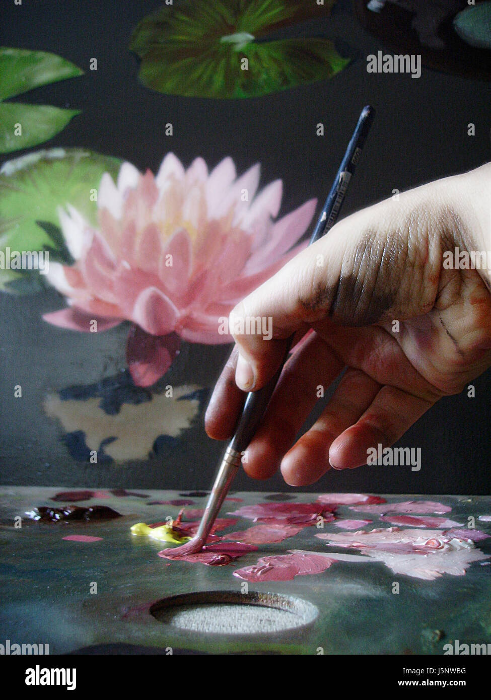 Finger painting easel hi-res stock photography and images - Alamy