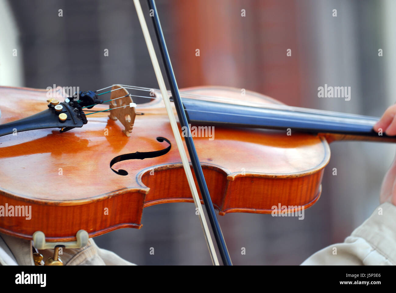 violin sounds Stock Photo