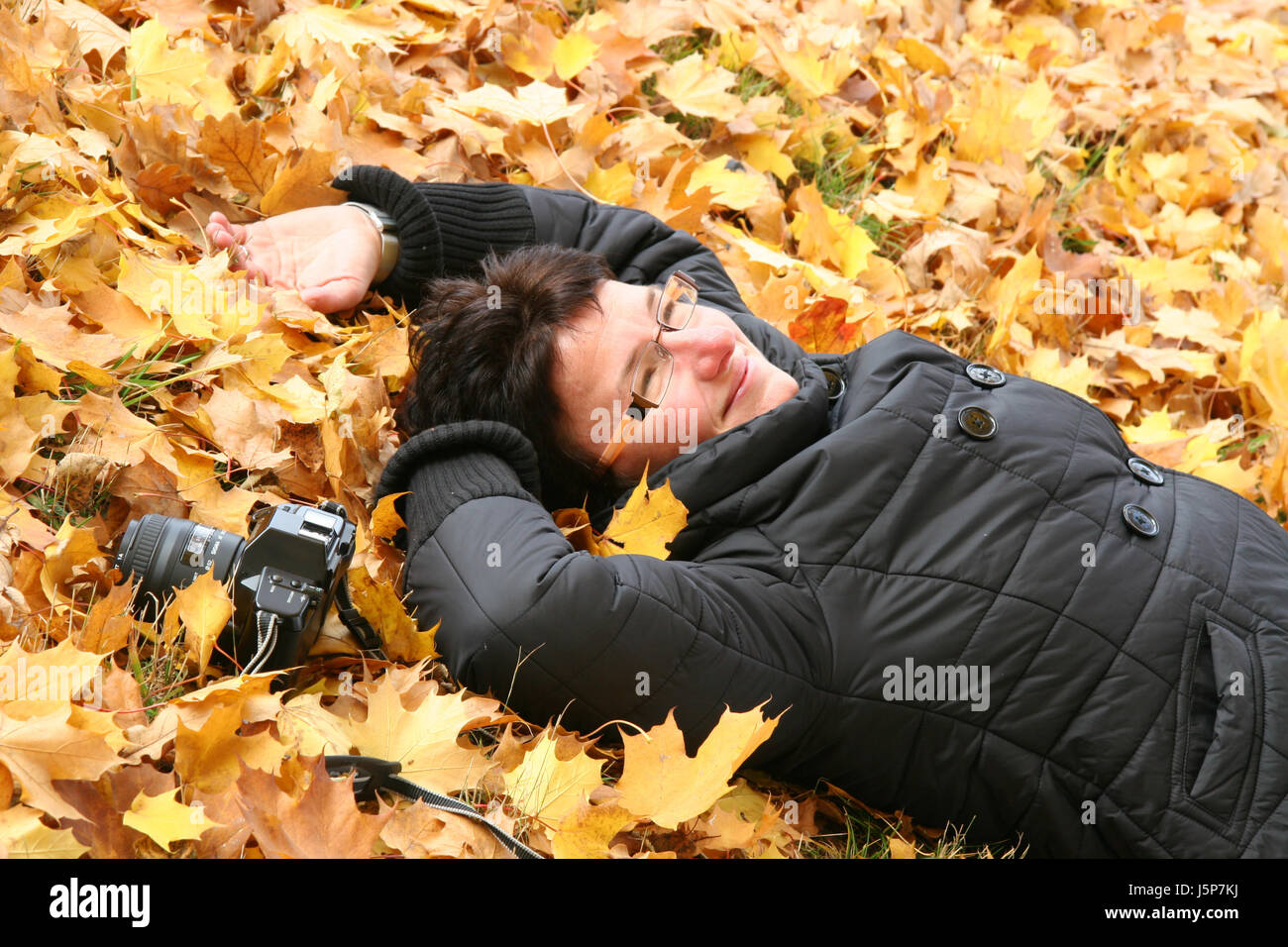 woman laugh laughs laughing twit giggle smile smiling laughter laughingly Stock Photo