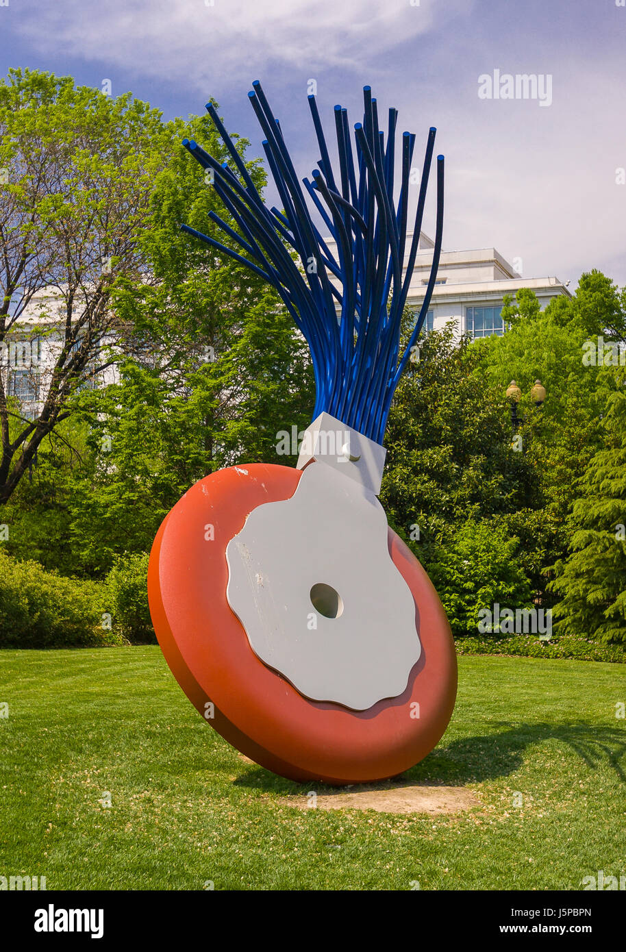 WASHINGTON, DC, USA "Typewriter Eraser" sculpture by Claes Oldenburg