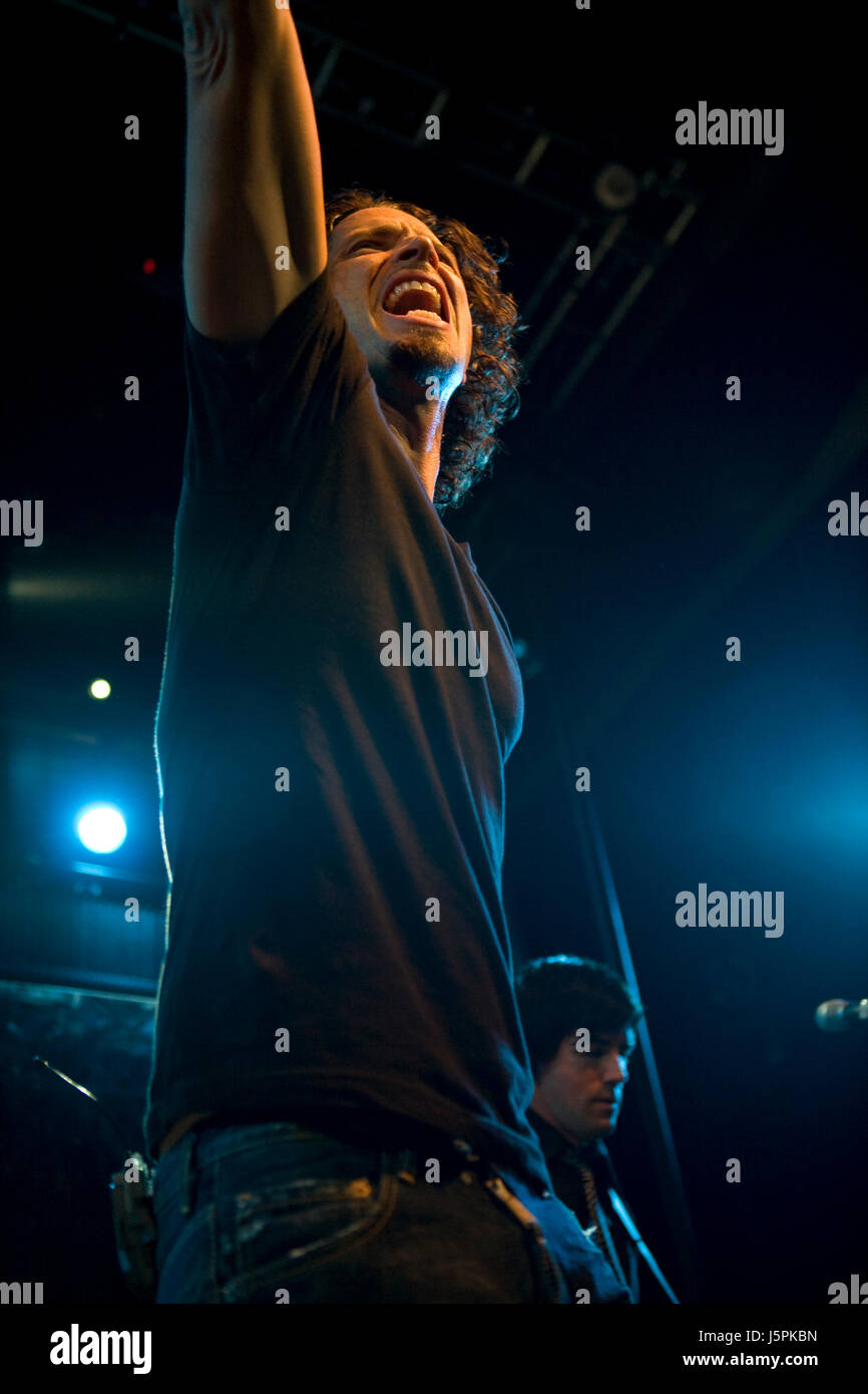 CHRIS CORNELL performing at the House Of Blues  in Hollywood, CA USA on October 25, 2008.  Photo © Kevin Estrada / Media Punch Stock Photo