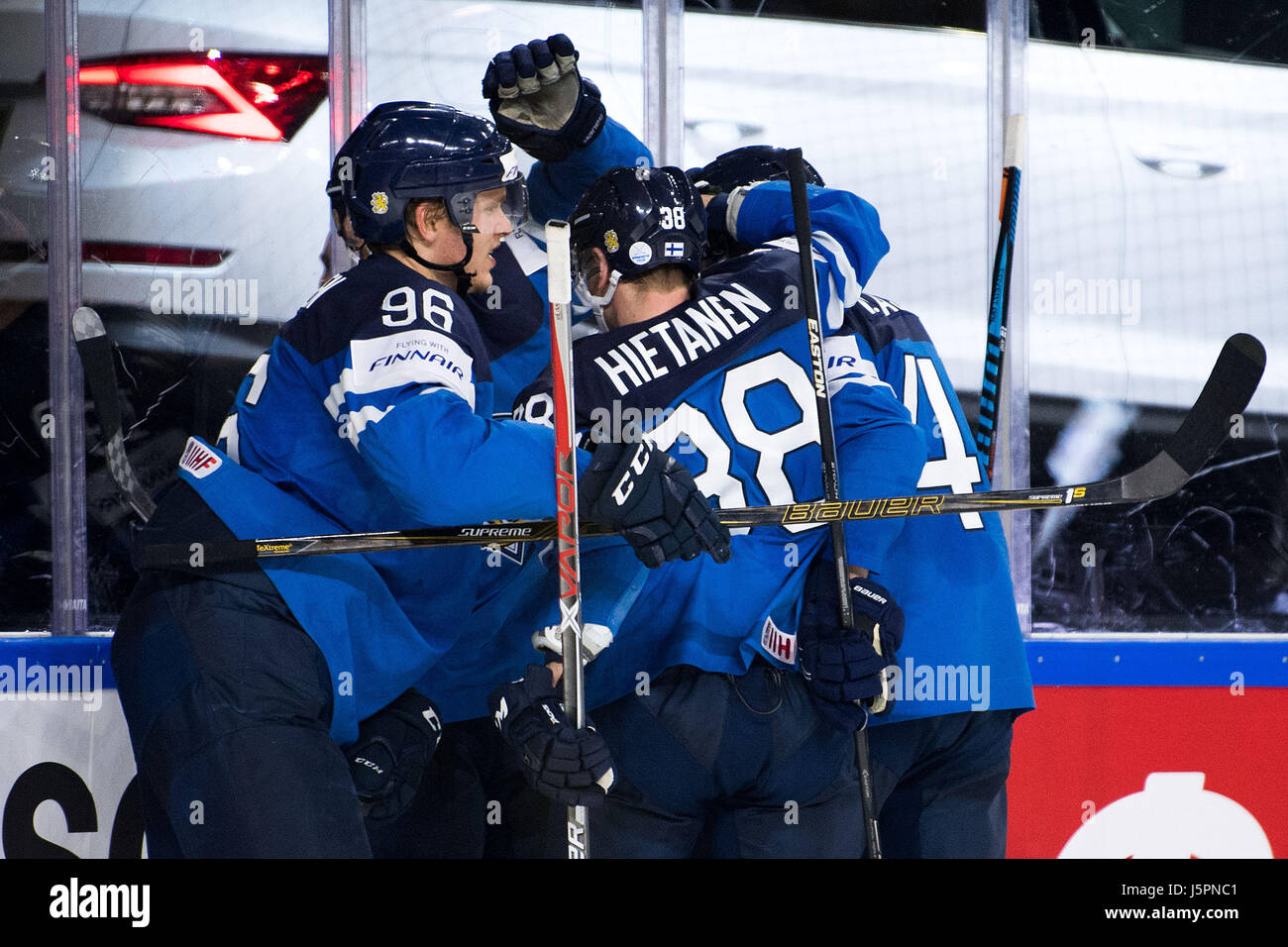 Team Finland Mikko Rantanen Hockey Jersey Dark