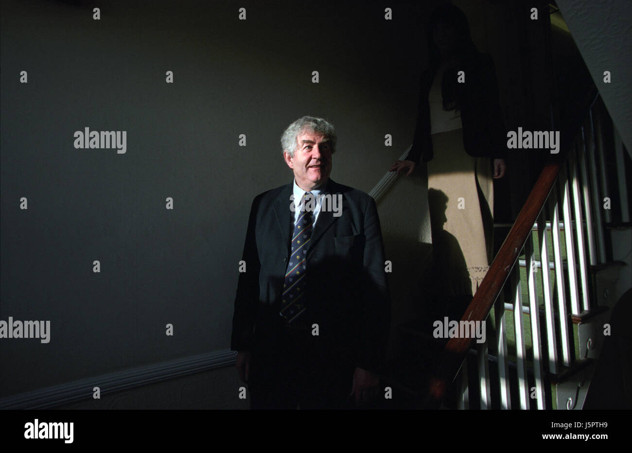Rhodri Morgan (Labour) the former First Minister of the Welsh Assembly Government (2000 - 2009), campaigning  the second Welsh Assembly Elections. He was largely known as the 'Father of Devolution'. Kiran Ridley/Ethos Stock Photo