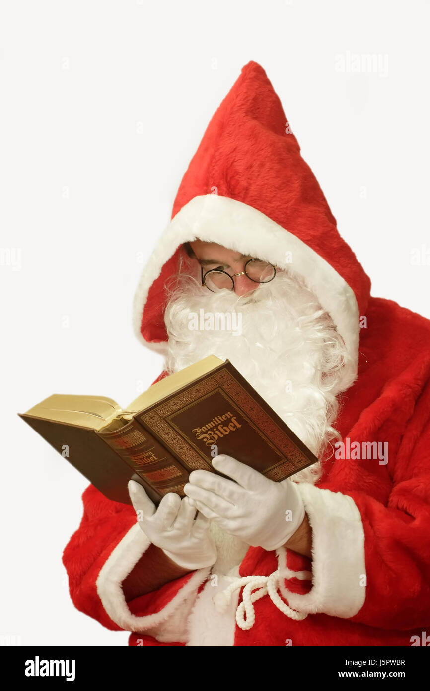symbolic studio photography holiday advent father christmas beard nicholas Stock Photo