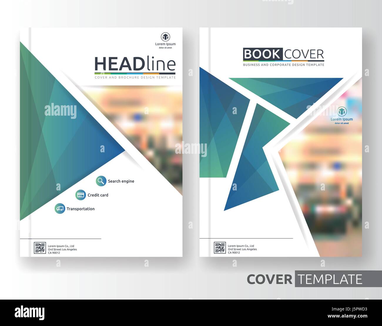 Multipurpose business and corporate cover design layout. Suitable for  flyer, brochure, book cover and annual report. green and blue color A4 size  temp Stock Vector Image & Art - Alamy