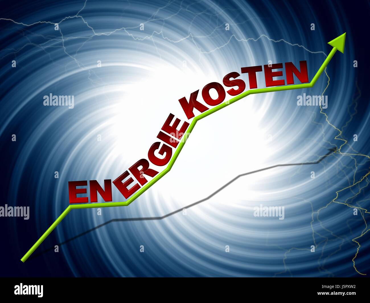 Energy Power Electricity Electric Power Cost Rise Climb Climbing Ascend ...