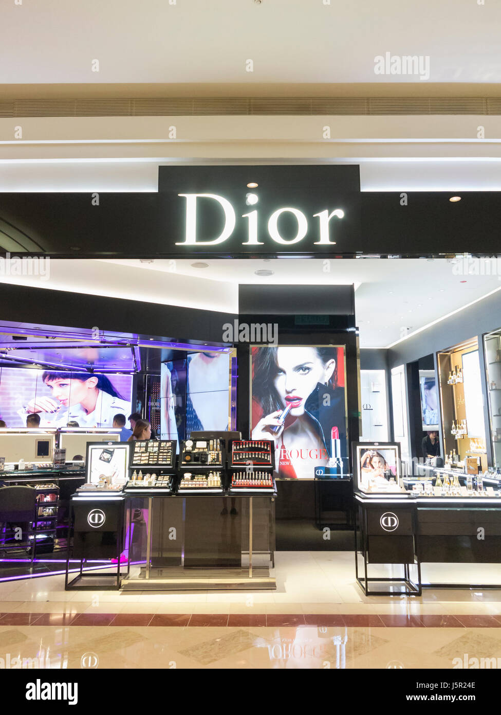 Dior shop, Malaysia Stock Photo