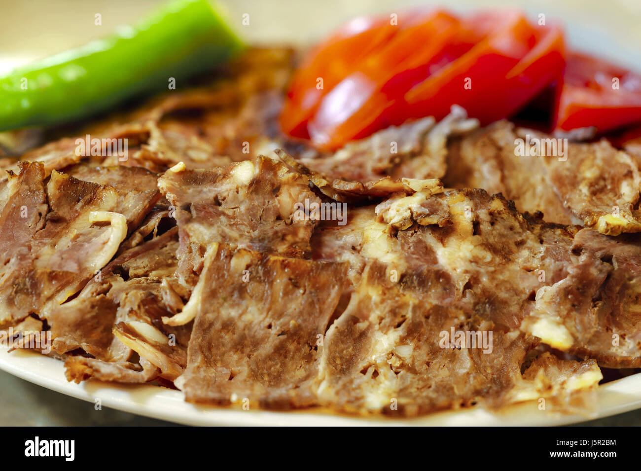 Traditional turkish food. It is also used as fast food in the form of wrapping. Stock Photo