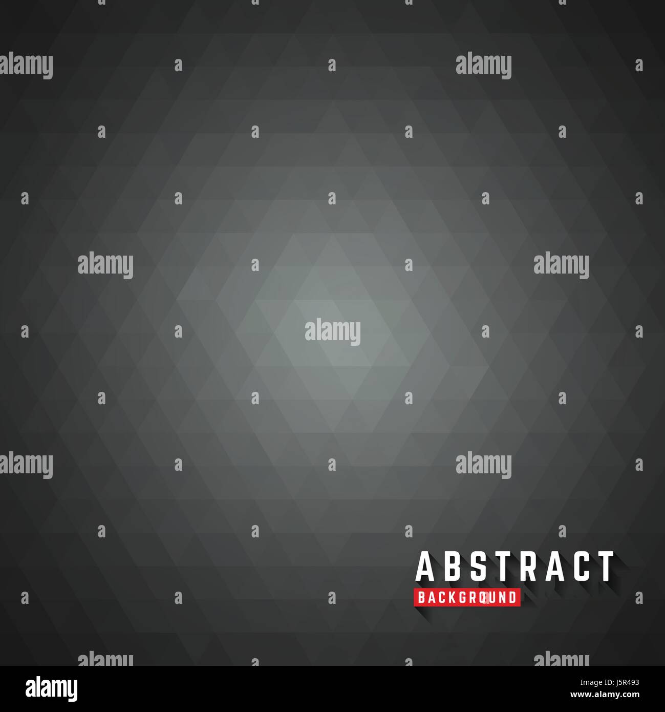 Abstract dark triangle polygon background. Green background with ...