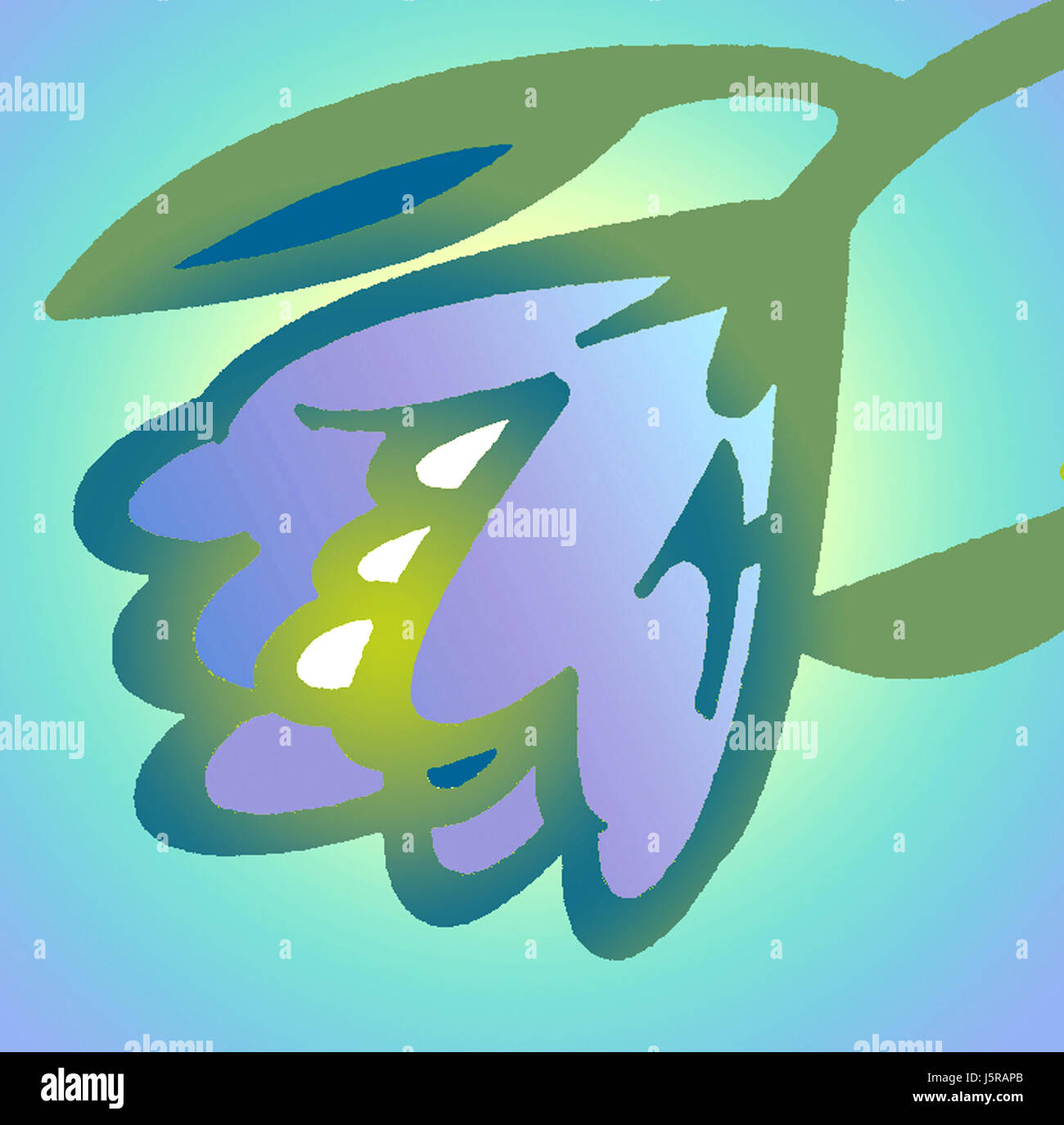 Flower drawing purple hi-res stock photography and images - Alamy