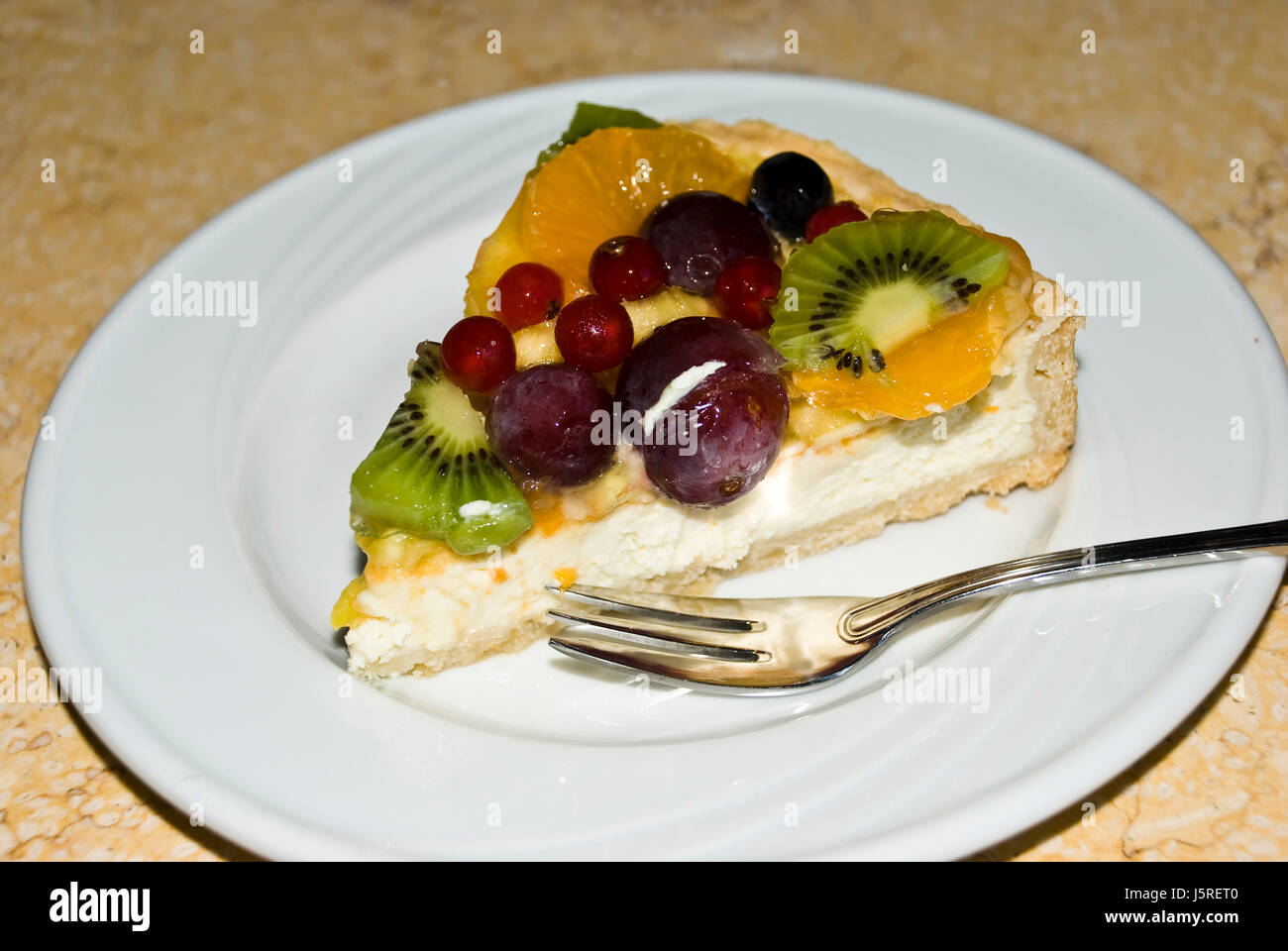 gourmet cake mix with fruits Stock Photo Alamy