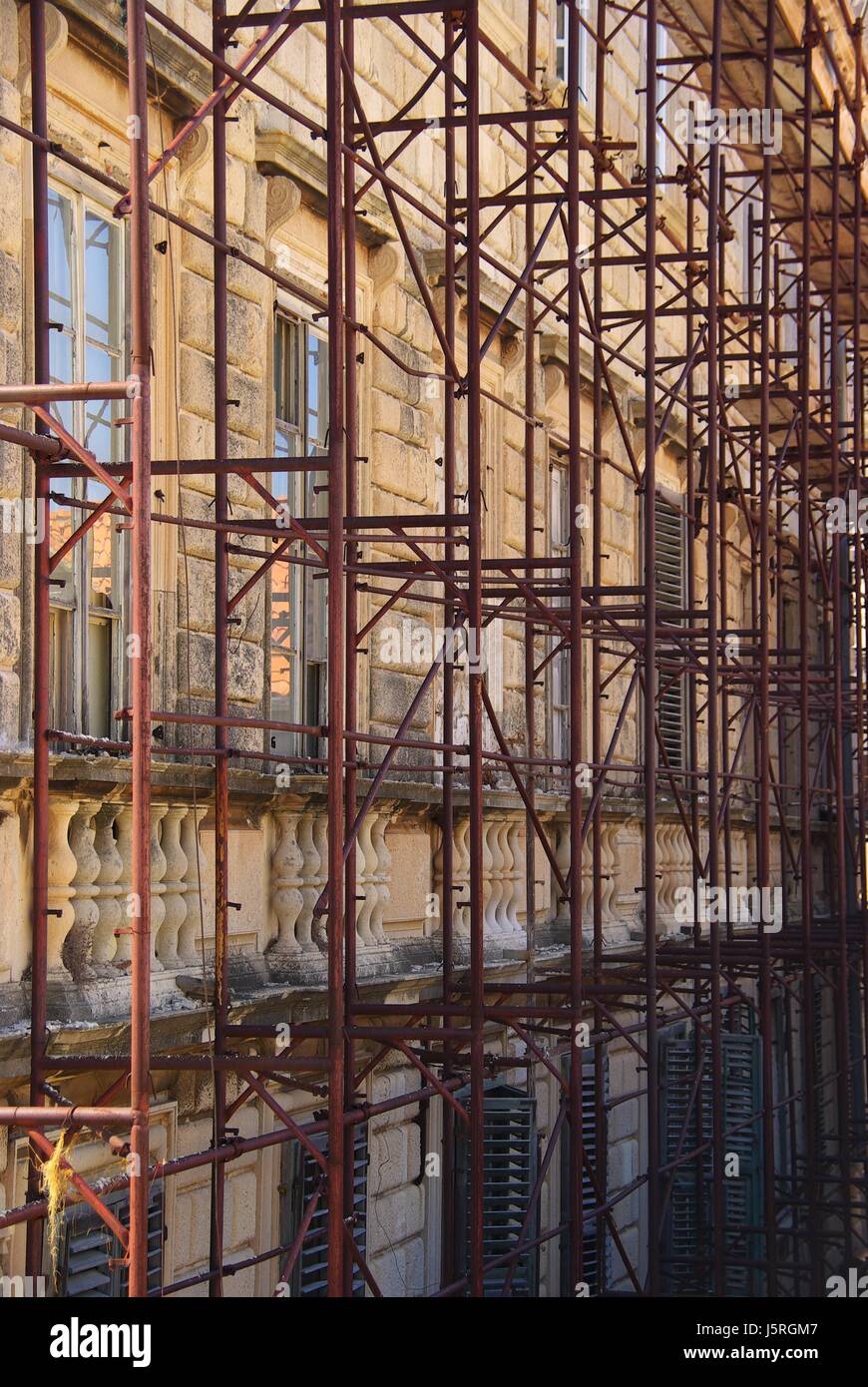 house building build steel scaffold scaffolding house wall building scaffold building